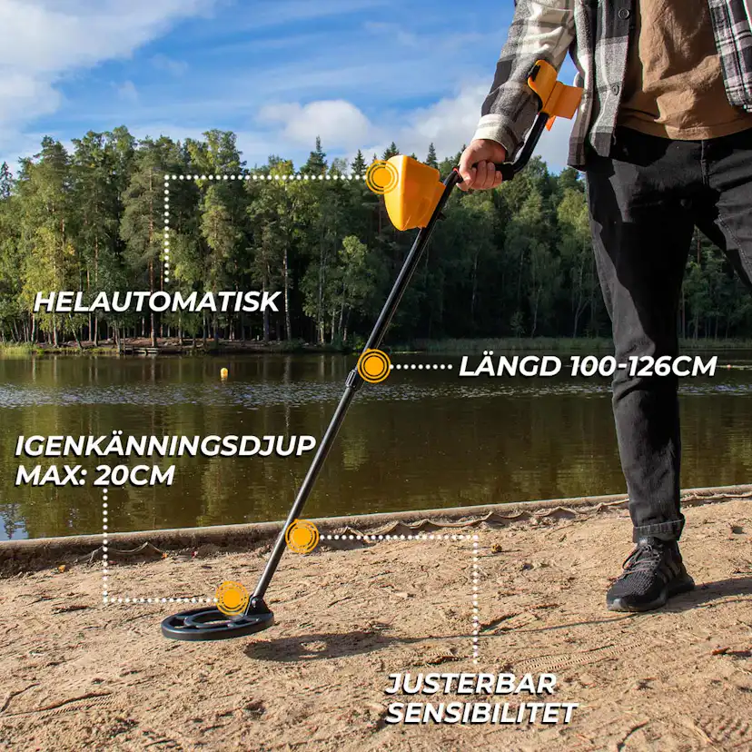 Metalldetektor Klondike Deluxe