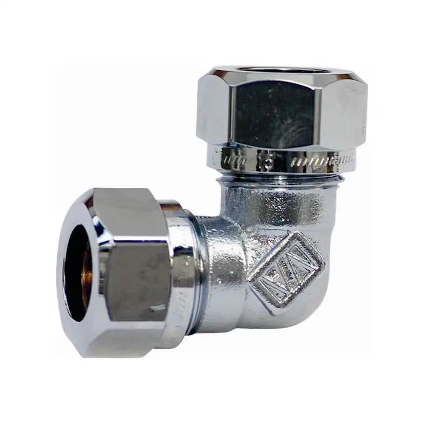 Klämringskoppling Vatette 1139 Vinkel Förkromad