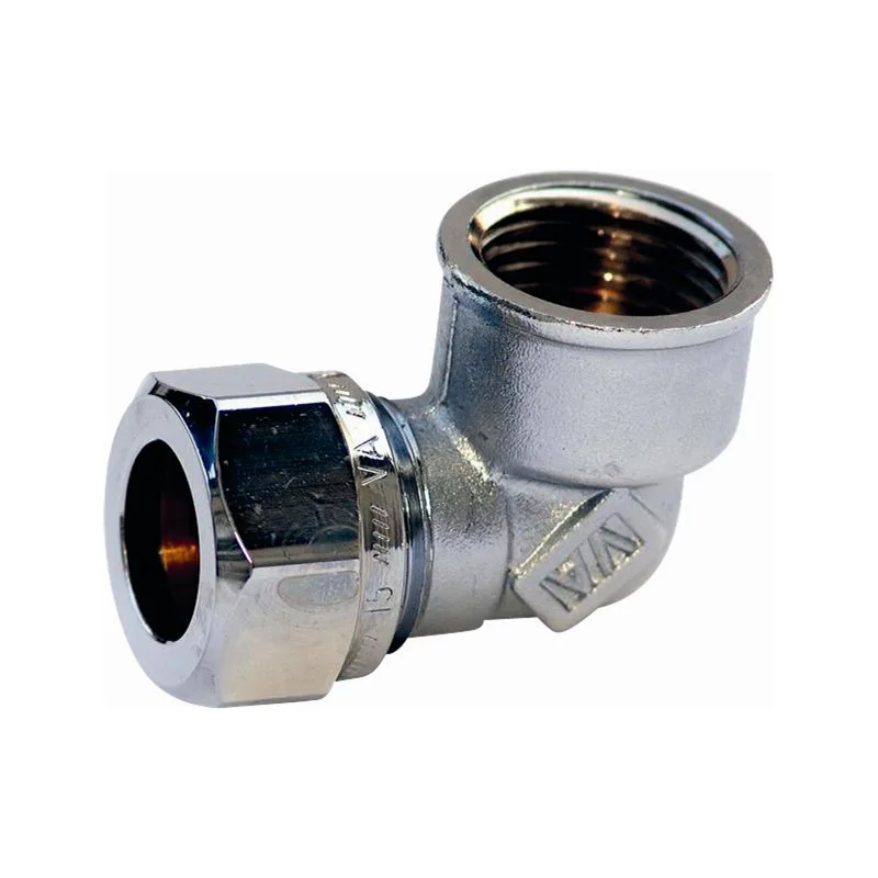 Klämringskoppling Vatette 1147 Vinkel Invändig Förkromad