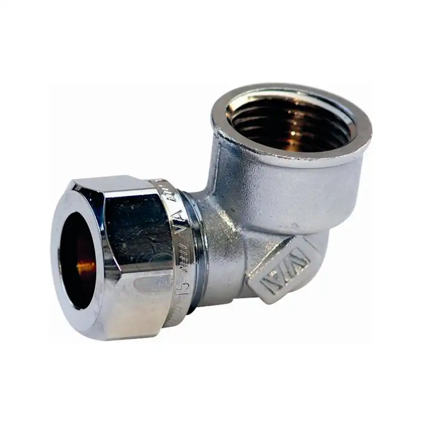 Klämringskoppling Vatette 1147 Vinkel Invändig Förkromad