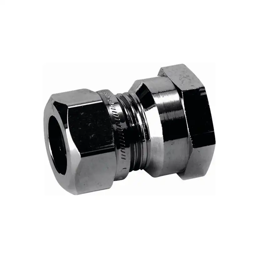 Klämringskoppling Vatette Rak Invändig Förkromad