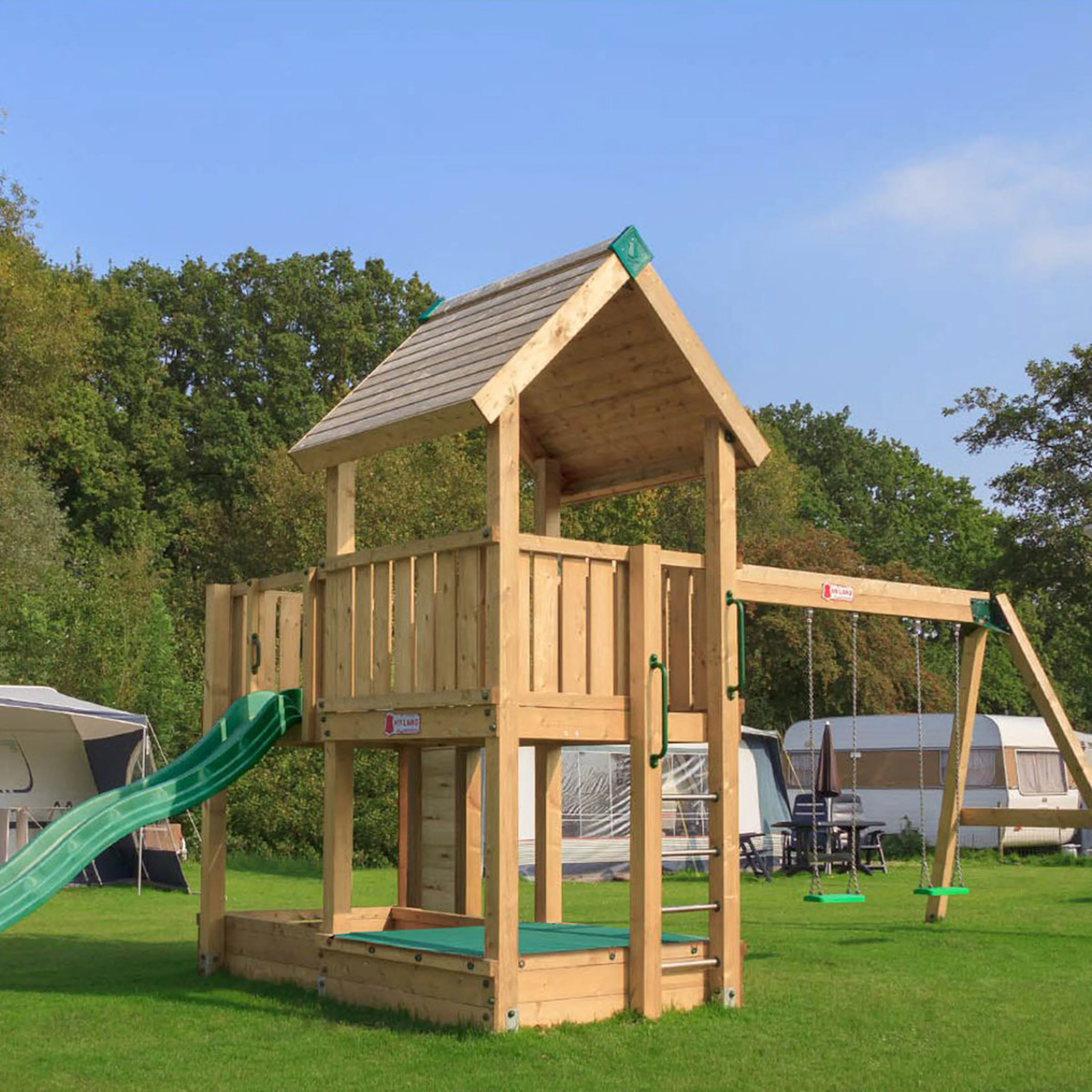 Klätterställning Hy-Land Projekt 3 + Swingmodul