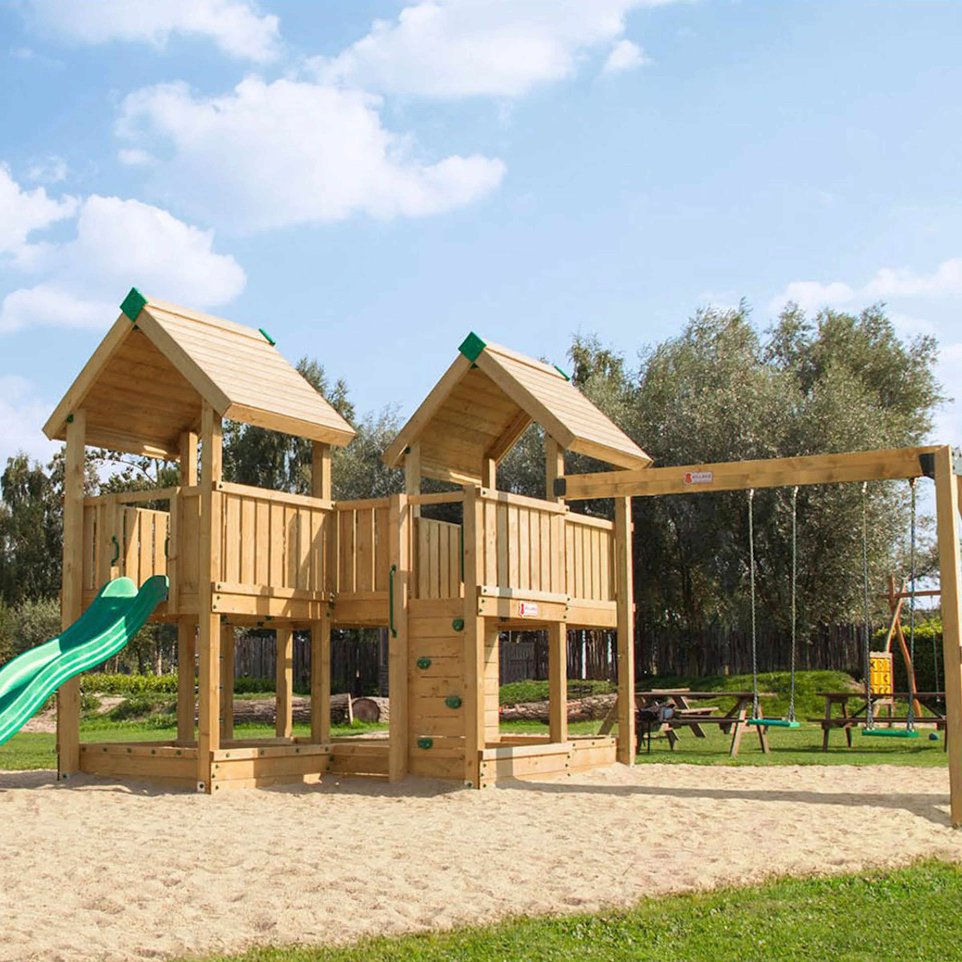 Klätterställning Hy-Land Projekt 6 + Swingmodul