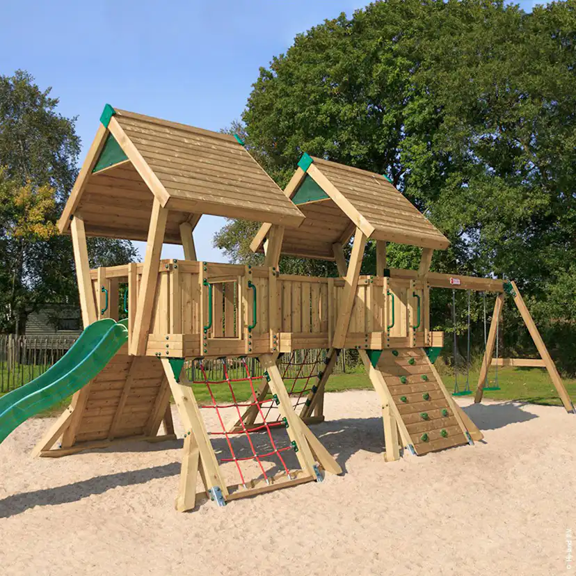 Klätterställning Hy-Land Projekt Q 4 + Swingmodul