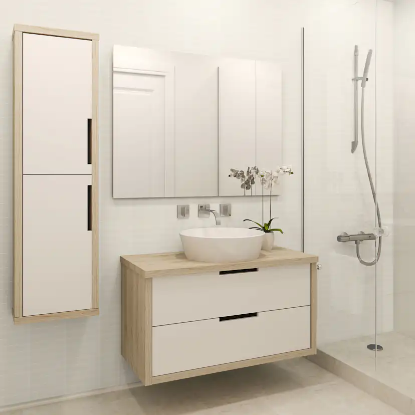 Klinker Arredo Quartz Bone Beige Mosaic 2x30 cm