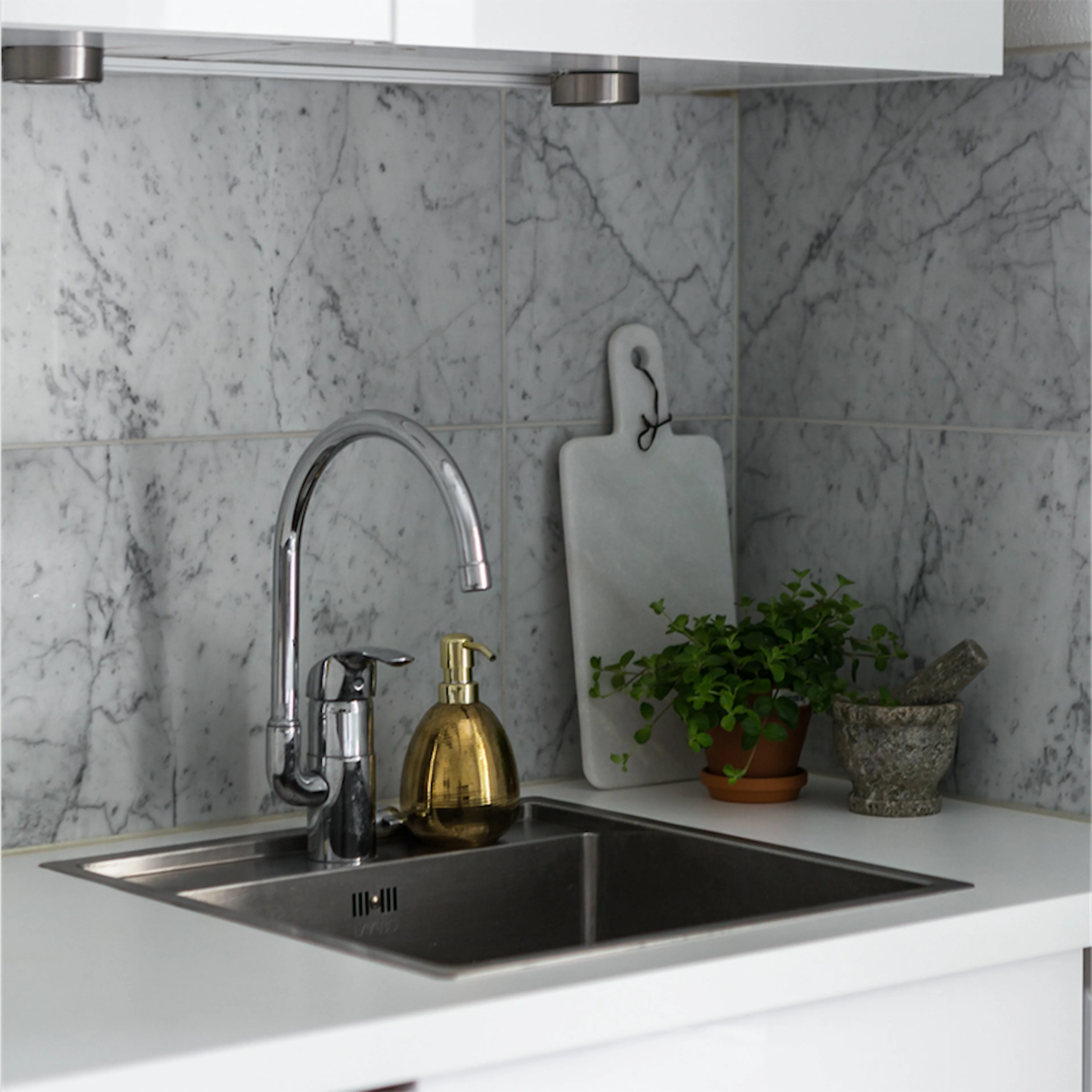 Marmor Italian Marble Bianco Carrara C Slipad 61x31 cm
