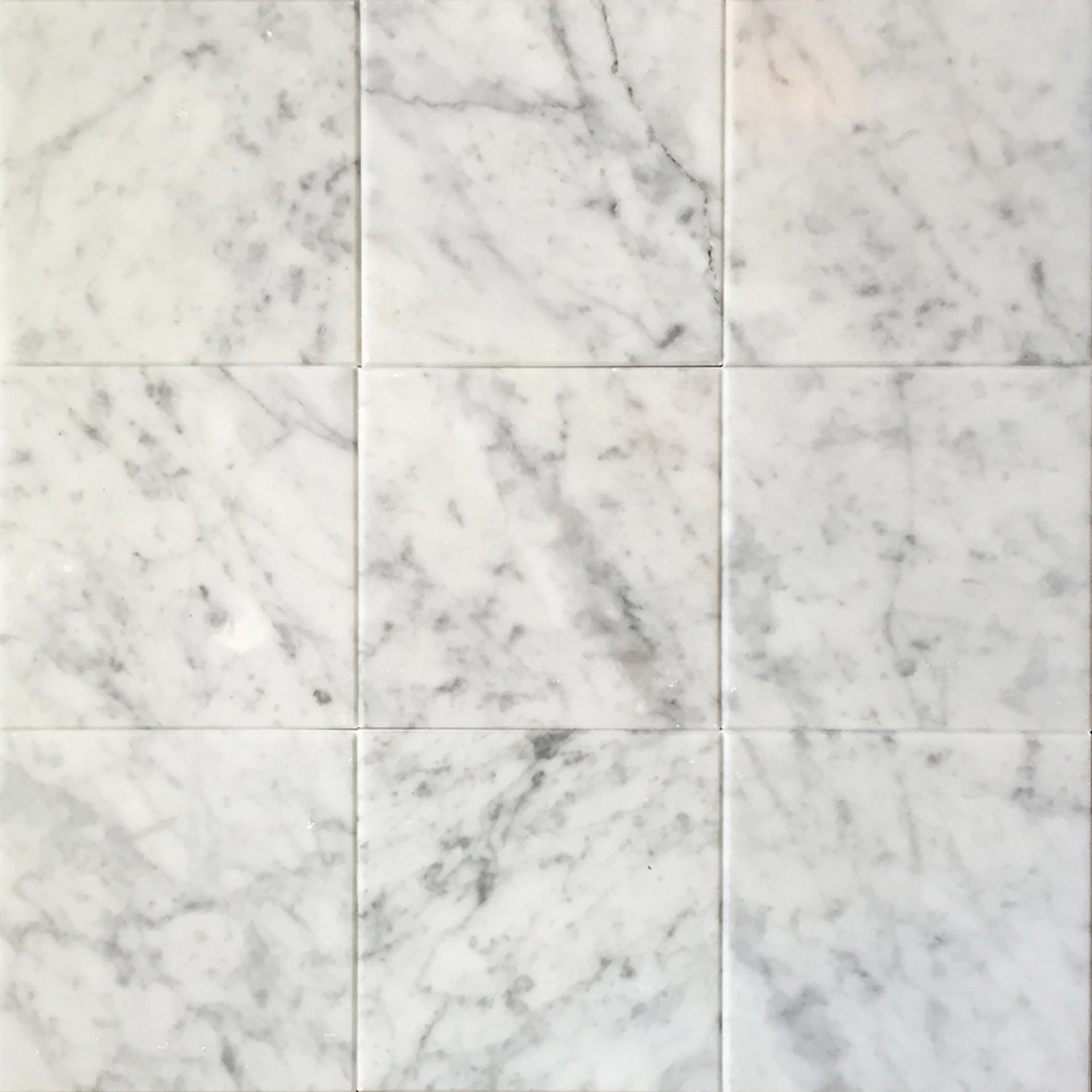 Marmor Italian Marble Bianco Carrara Polerad 10x10 cm