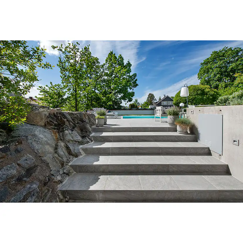 Uteklinker Bricmate Z Quartzit Grey Poolside/step 30x60 cm