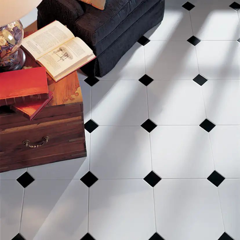 Klinker Lhådös Cosmo Vit Oktagon 15x15 cm