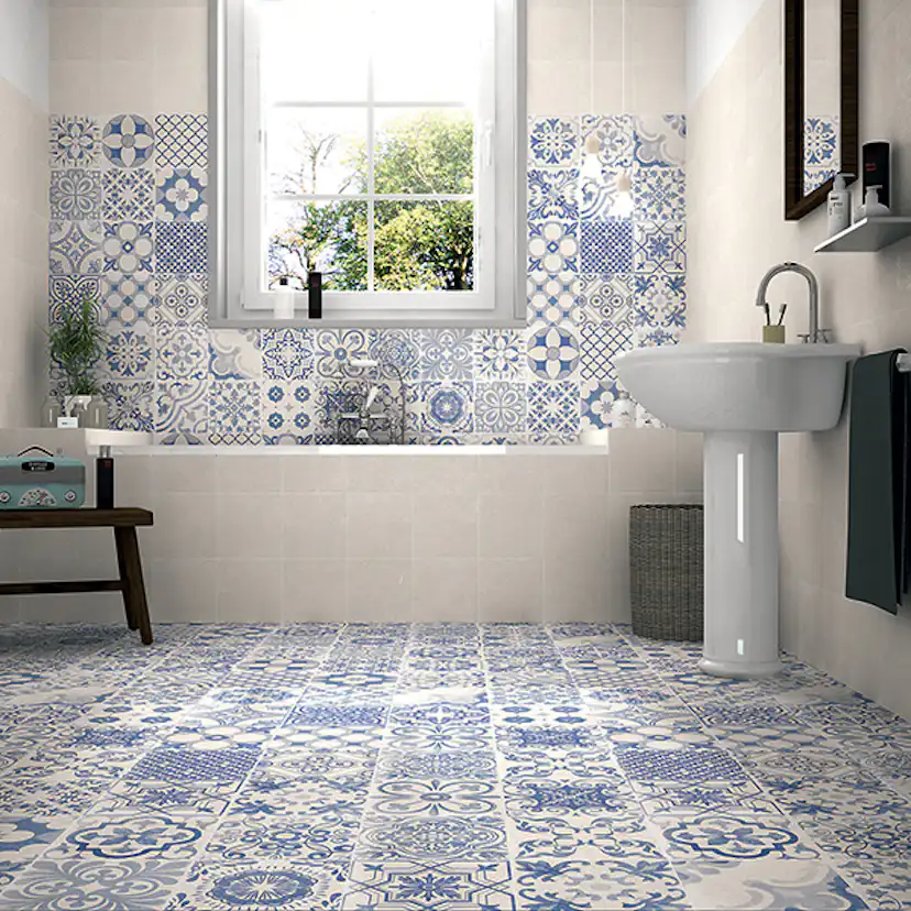 Klinker Lhådös Felice Blue 44x44 cm