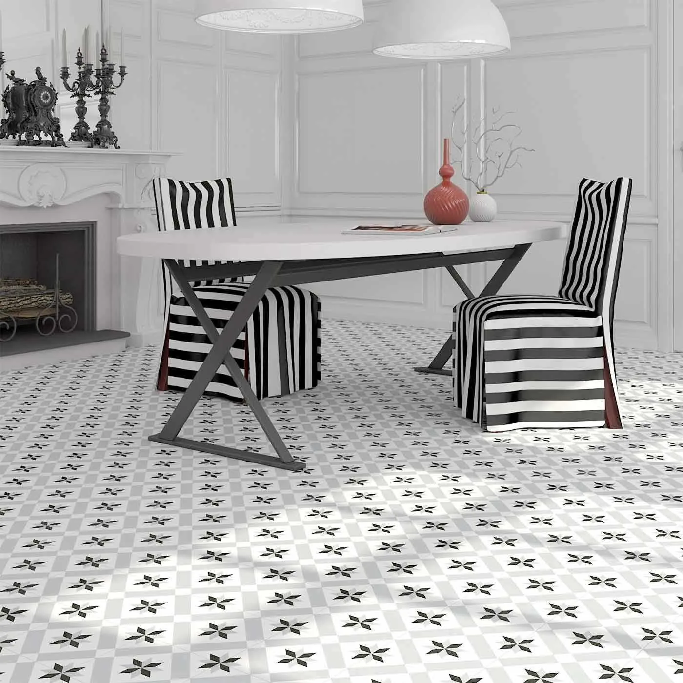 Klinker Tenfors Calvet Gris 20x20 cm