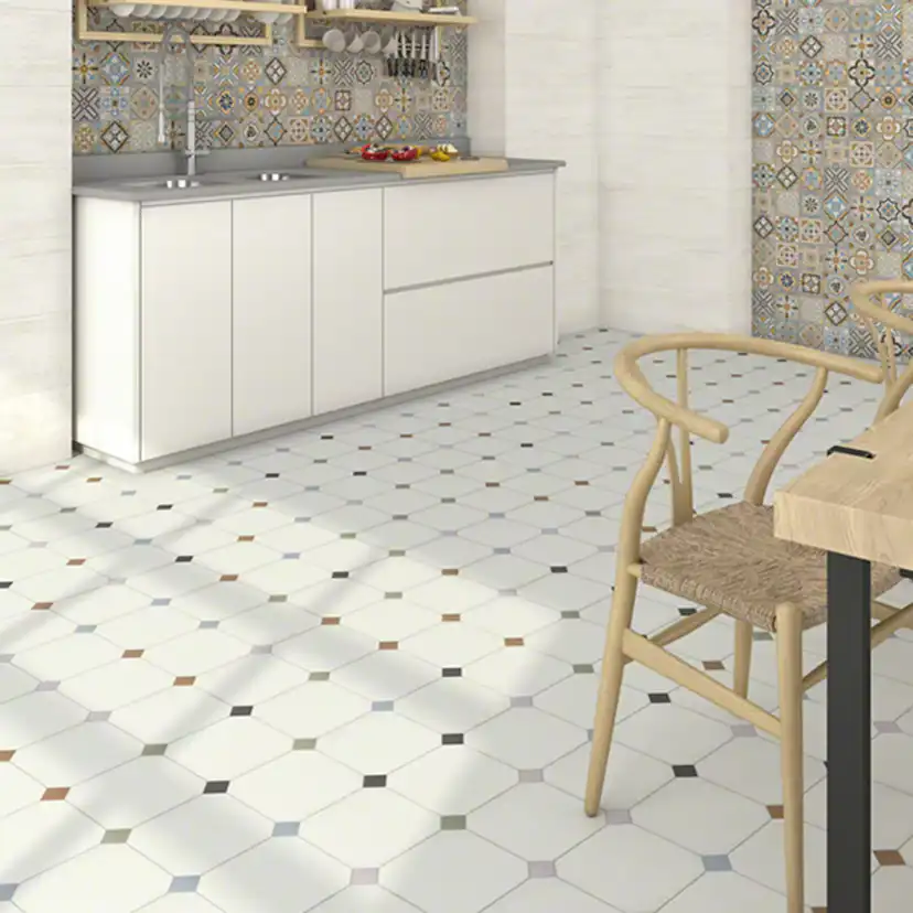 Klinker Tenfors Octogono Cabaret Nacar 20x20 cm