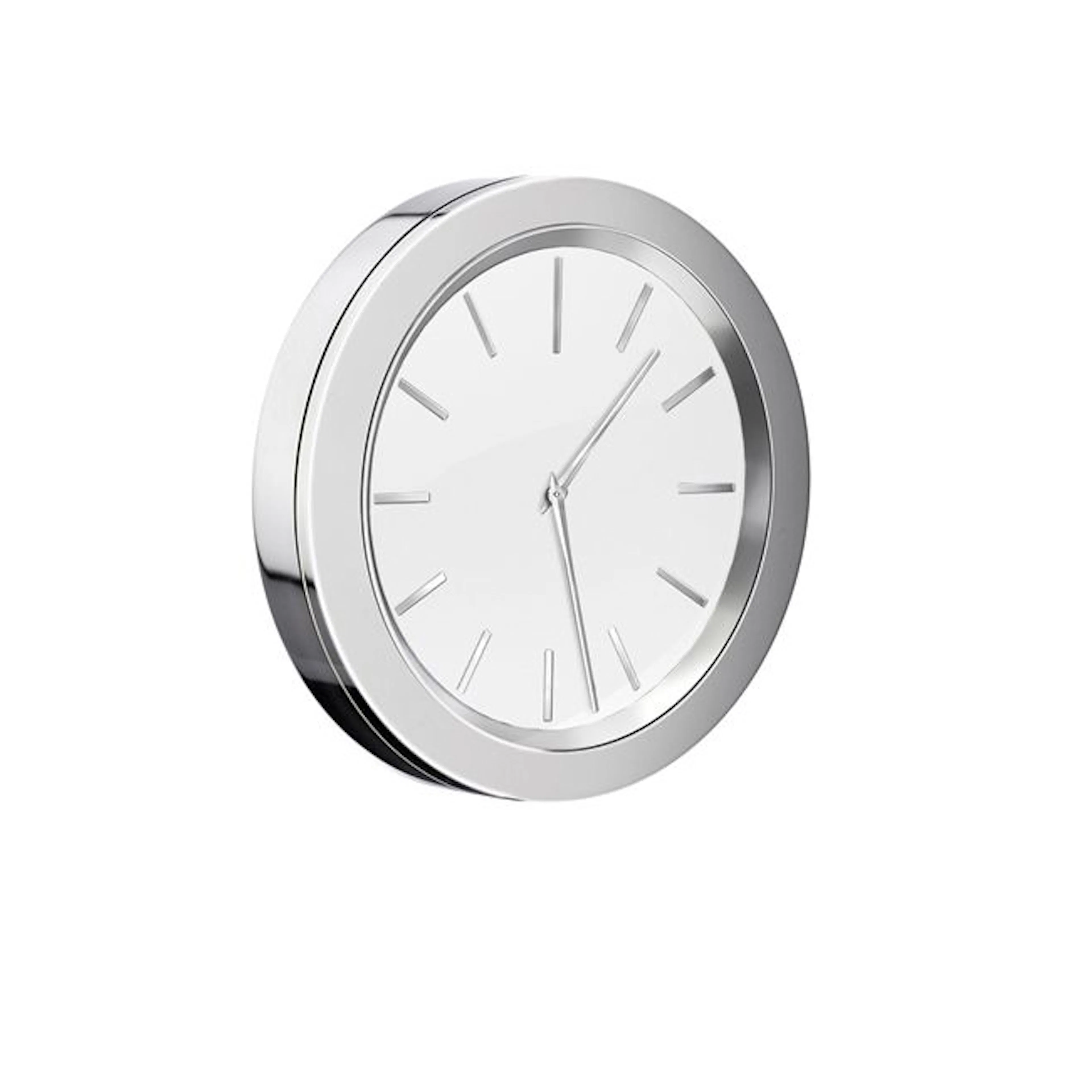 Klocka Smedbo Time YX380 Krom/Vit