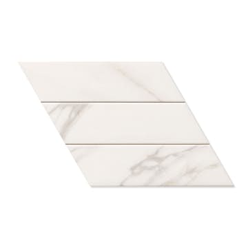 Klinker Hill Ceramic Diamond Ljusgrå Höger 40x70 cm