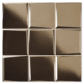 Klinker Pattern Hill Ceramic Brons 33x33 cm Blank