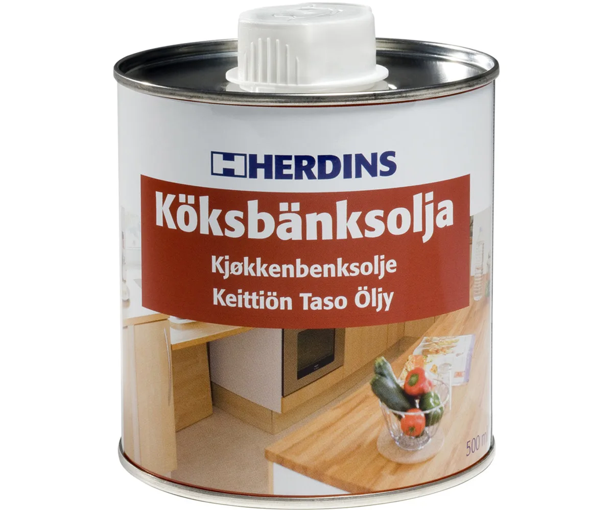 Köksbänksolja Herdins 0,5 l