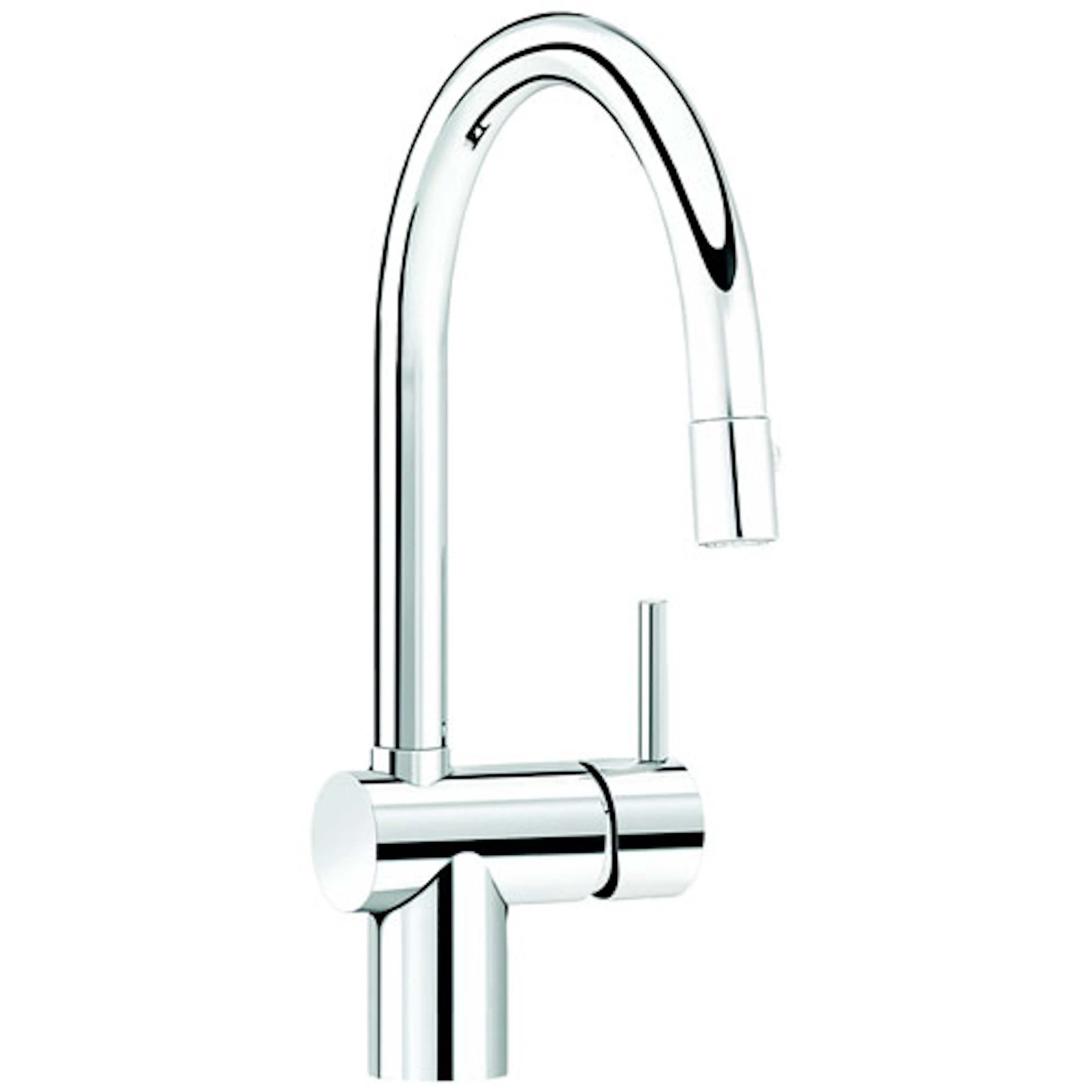 Köksblandare Damixa Osier Hög C-Pip Utdragbar Handdusch