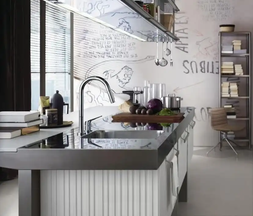 Köksblandare Axor Citterio M 2-håls med Utdragbar Pip