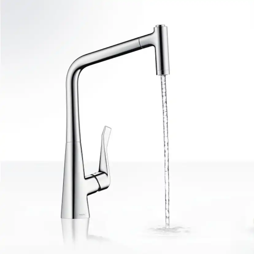 Köksblandare Hansgrohe Metris med Utdragbar Pip Krom