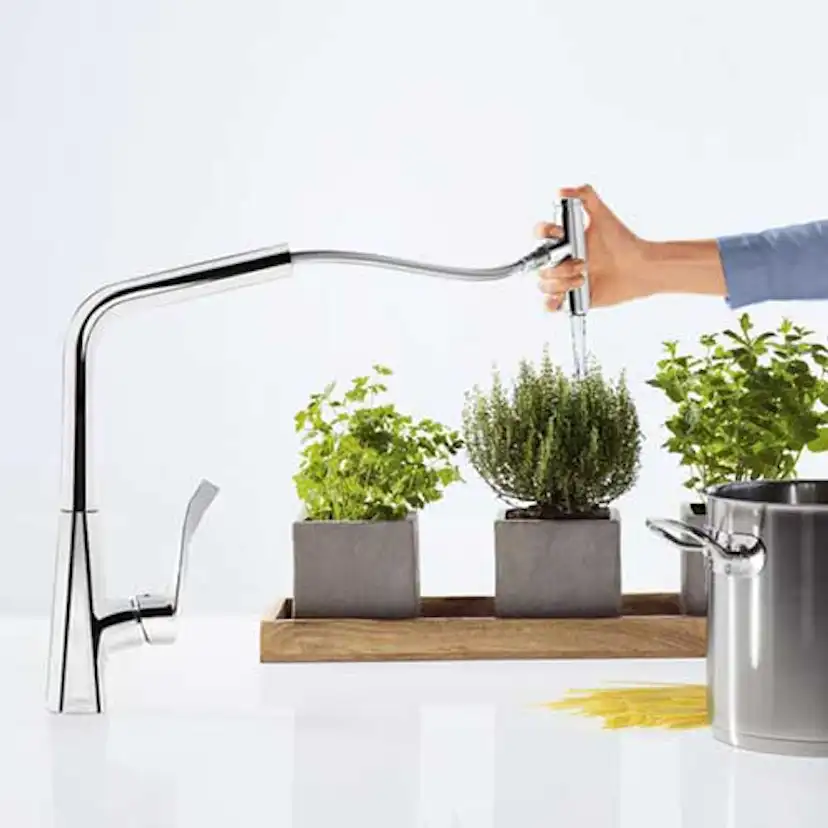 Köksblandare Hansgrohe Metris Select 320 med Utdragbar Pip