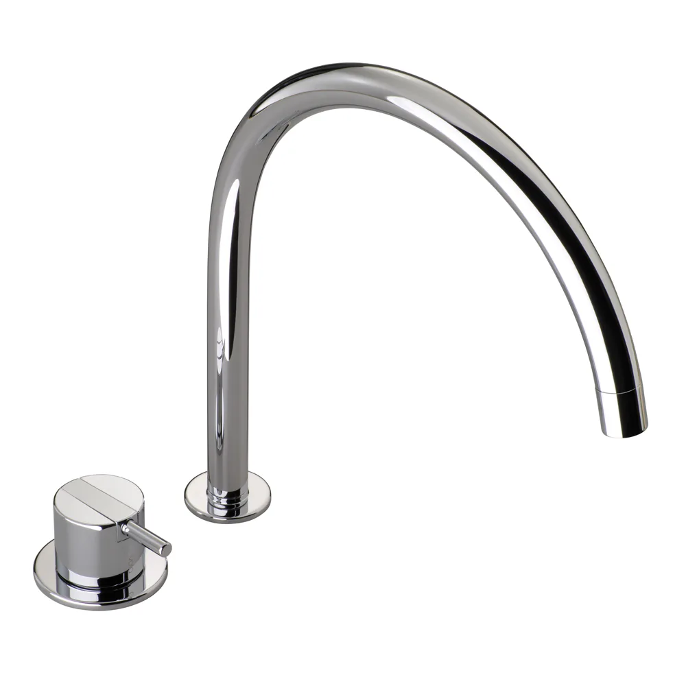 Köksblandare Vola 590H Engreppsblandare Krom Svängbar Pip