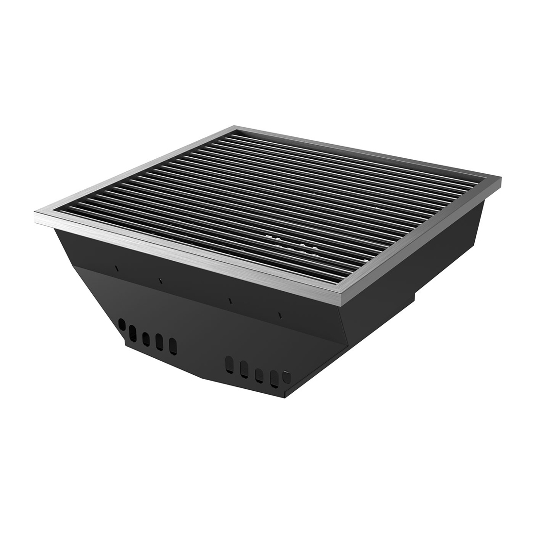 Kolgrill Jabo Premium Metall i Rostfritt Stål med Askuppsamlare