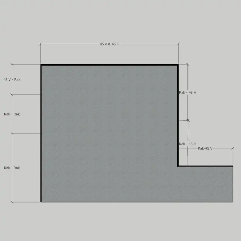 Glasräcke Novoroom Stolpfritt
