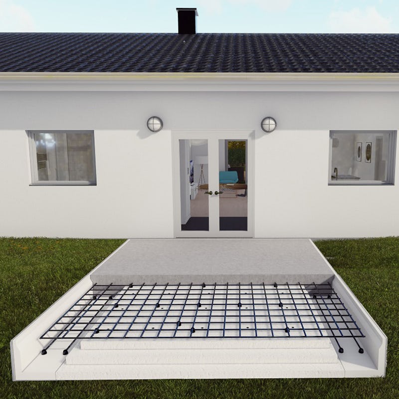 Komplett Grundmäklarna Grundpaket Mot Fasad