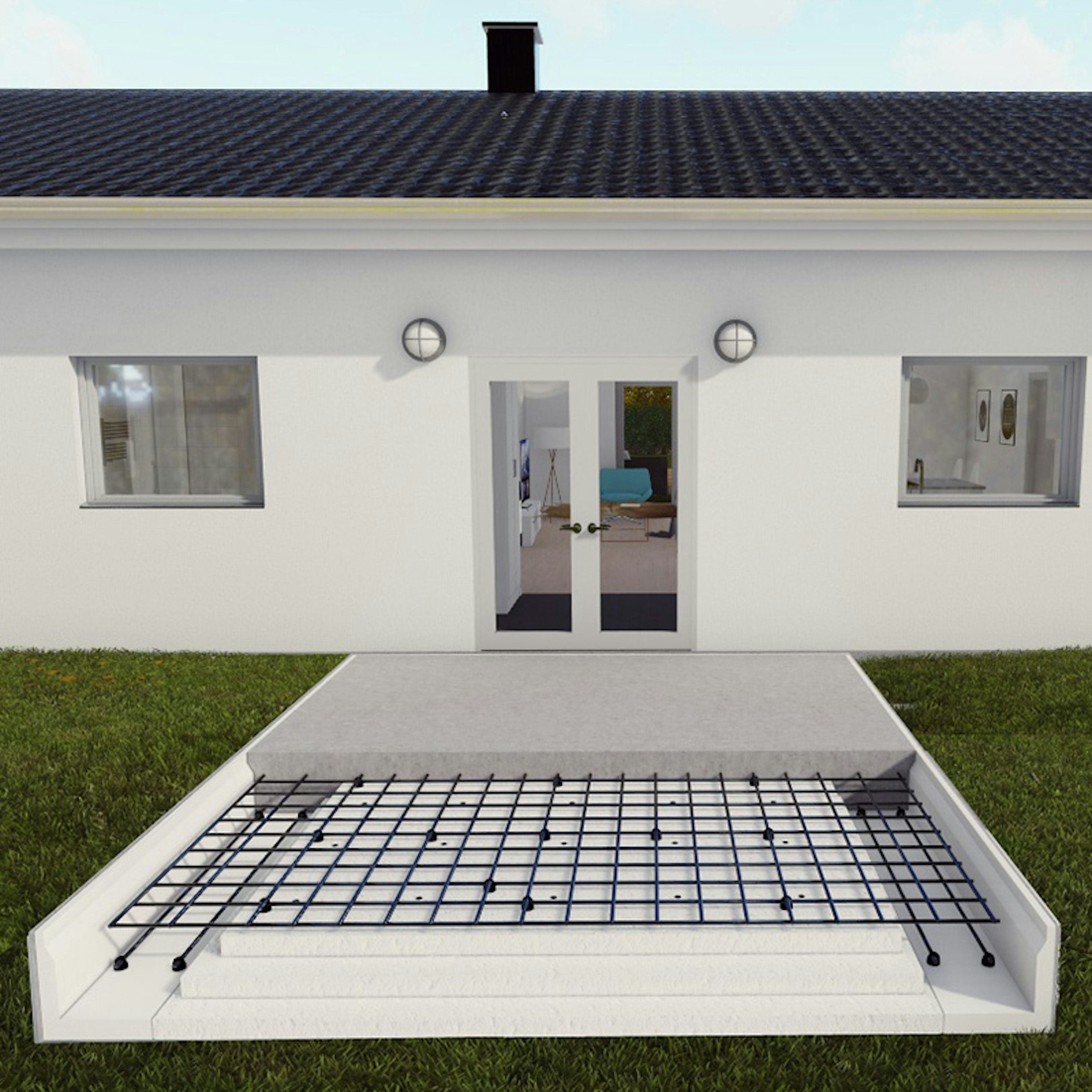 Komplett Grundmäklarna Grundpaket Mot Fasad