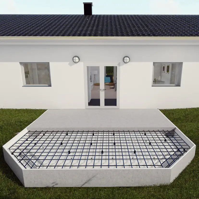 Komplett Grundmäklarna Grundpaket Mot Fasad