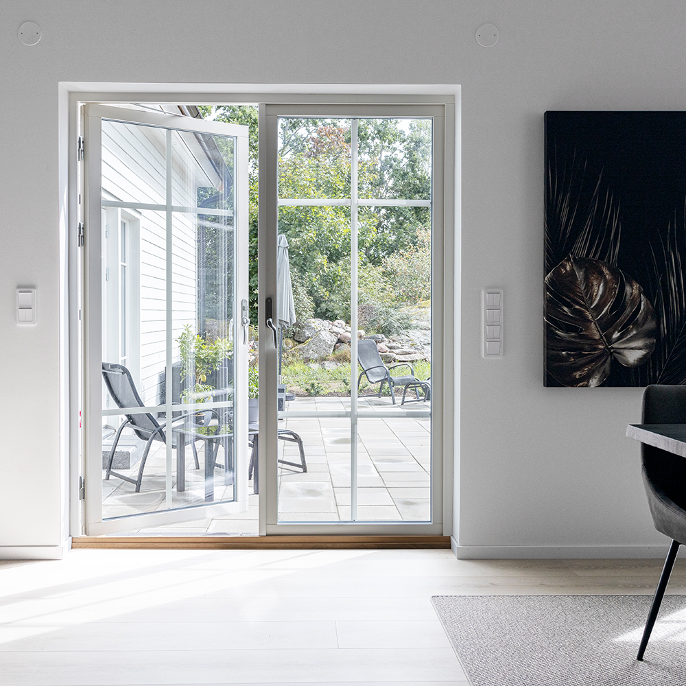 Parfönsterdörr Sunnerbo Fönster Helglasad 3-Glas Aluminium