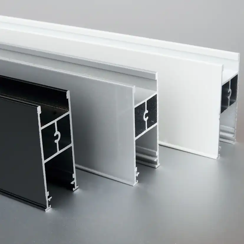 Skjutfönster Landskap med Panelvägg Robust Vår och Höst