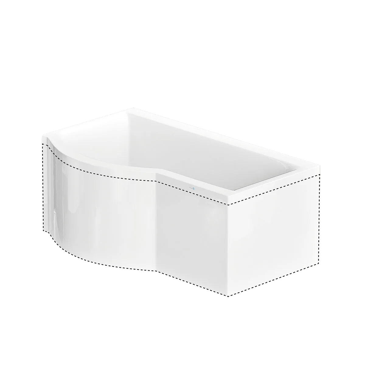 L-Panel Nordhem till Badkar Solvik