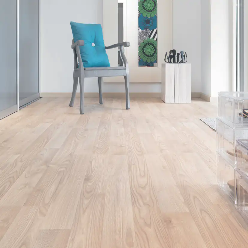 Laminatgolv BerryAlloc Original White Oak 2-Stav, Ljudabsorberande med Ekimitation