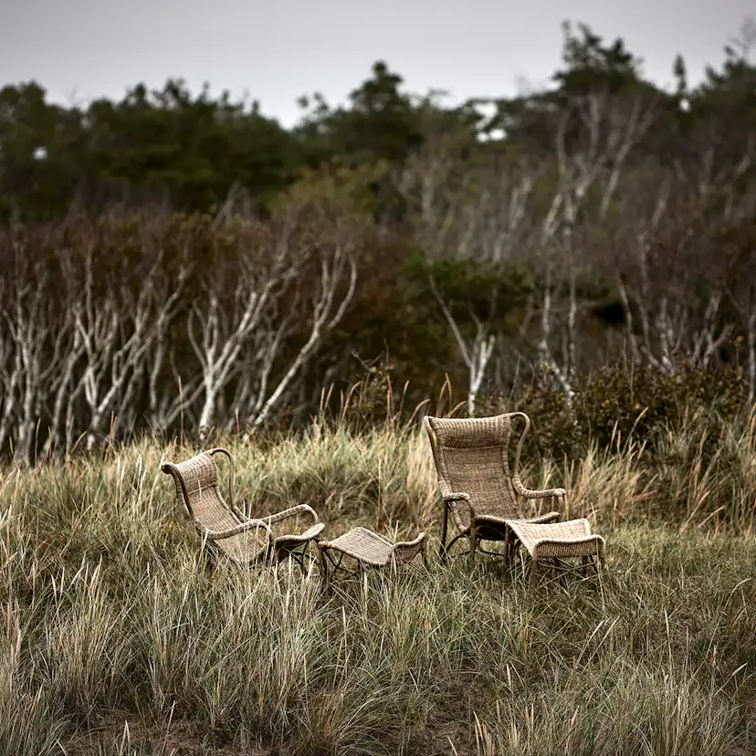 Länsstol Hillerstorp Praktö Naturfärgad Fåtölj i Rotting