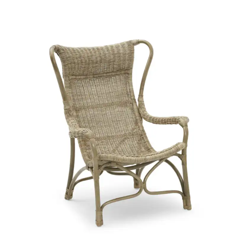 Länsstol Hillerstorp Praktö Naturfärgad Fåtölj i Rotting