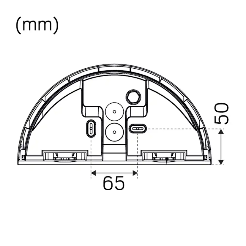 LED-Armatur Hide-a-lite Arc med Uttag
