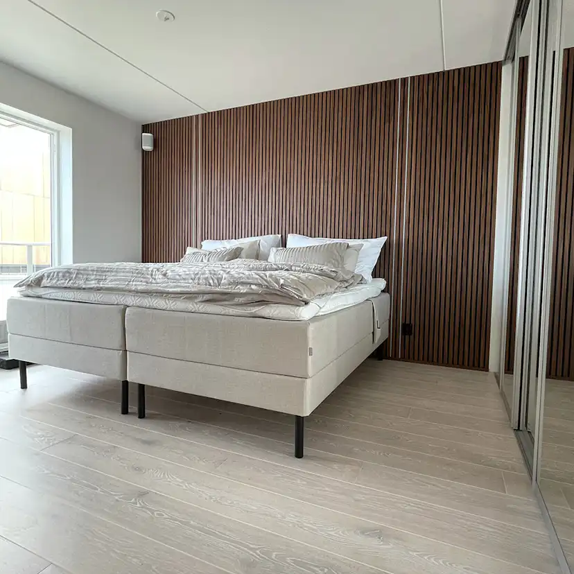 LED-Belysning Wood on wall Akustikpanel Bred