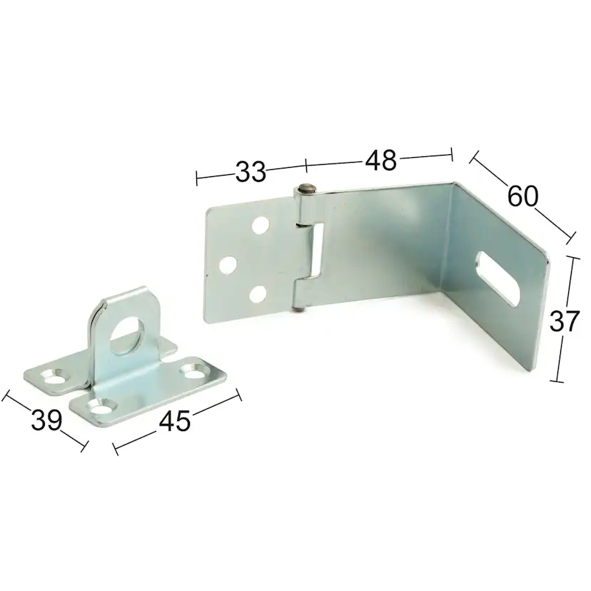 Ledhasp Habo 90° Elzink