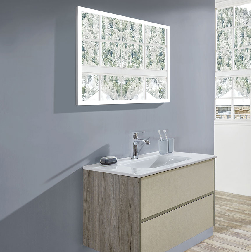 Spegel LH Modern med LED Belysning