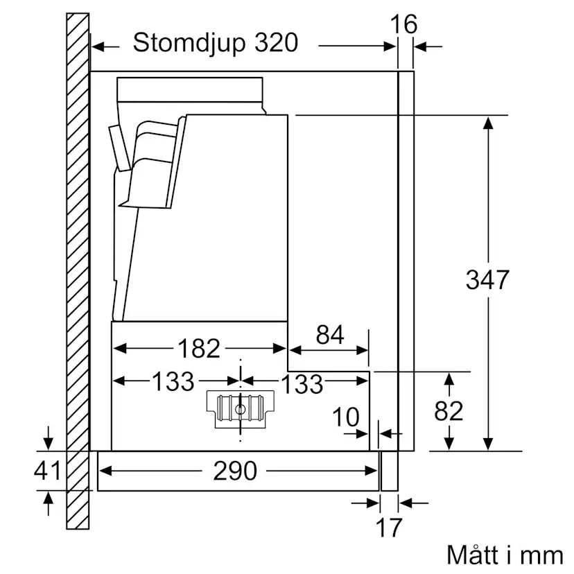 Underbyggnadsfläkt Siemens LI67RB531 iQ300 Rostfritt Stål