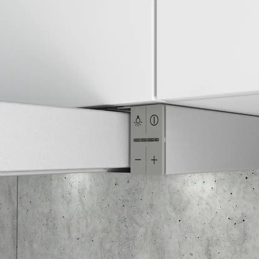 Köksfläkt Siemens LI97RB531 iQ300 Underbyggd Frånluft/Kolfilterfläkt i Rostfritt Stål