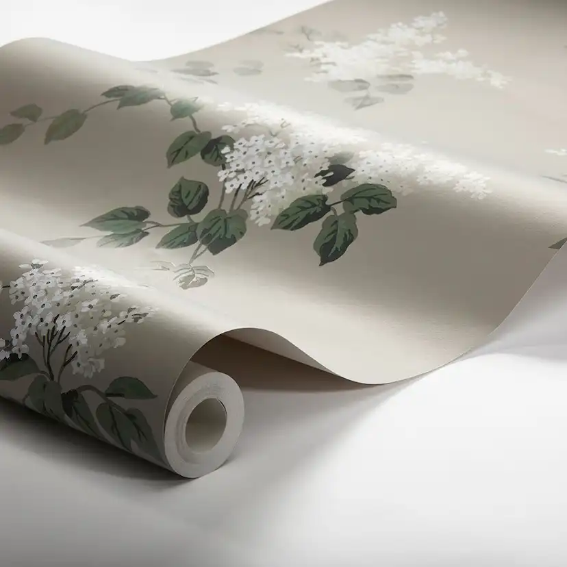 Tapet Boråstapeter Falsterbo III Lilacs 7667 EasyUp, Mönstrad Brun