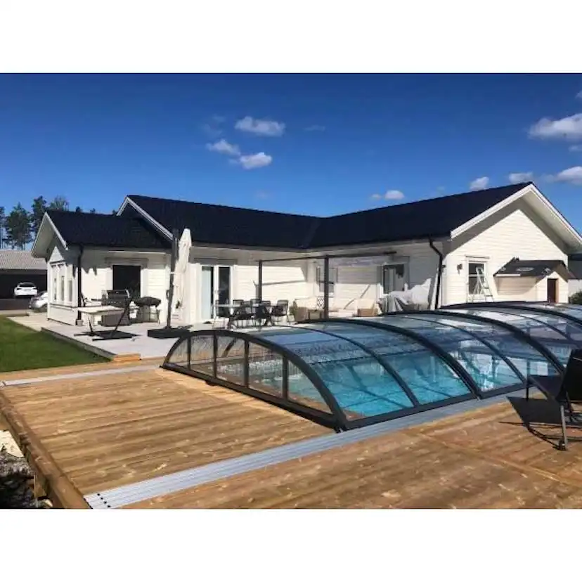 Pooltak Nordenspa Lillehammer 4,20 x 8,61 Klarplast