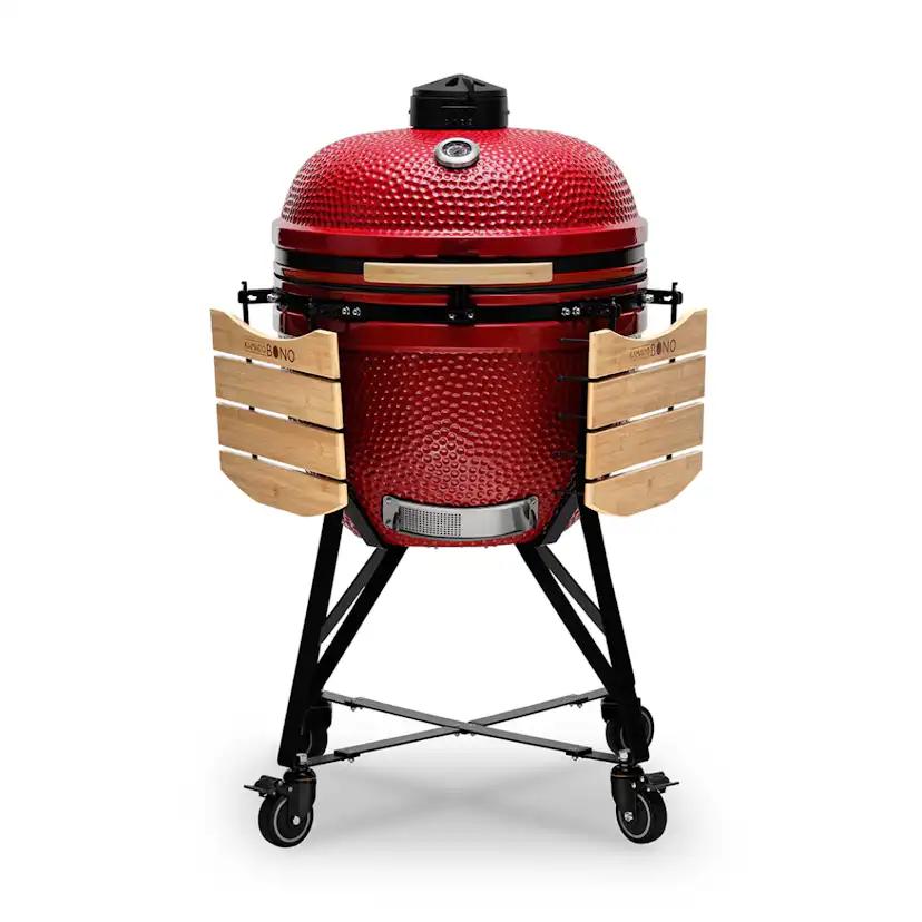 Kolgrill Kamado Bono Limited Röd Med Överdrag