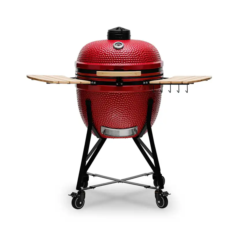 Kolgrill Kamado Bono Limited Röd Med Överdrag