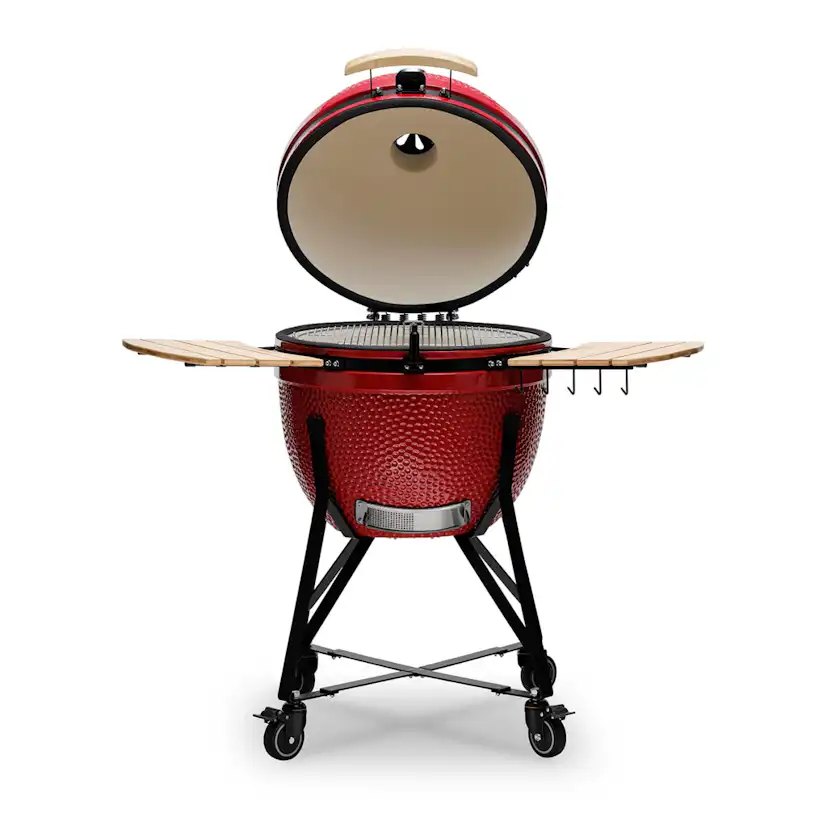 Kolgrill Kamado Bono Limited Röd Med Överdrag