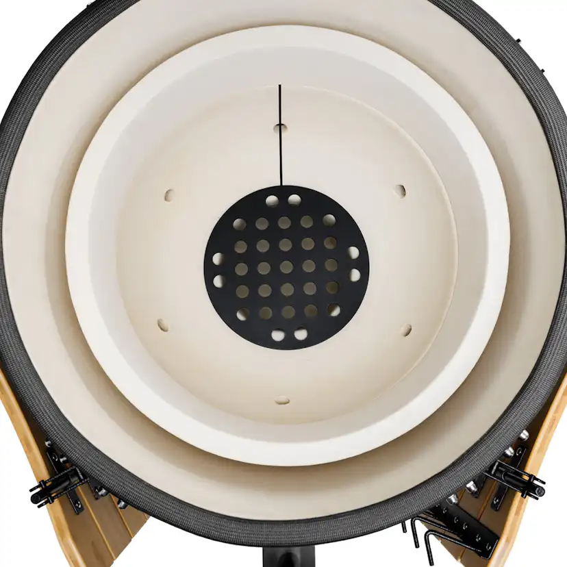 Kolgrill Kamado Bono Limited Röd Med Överdrag