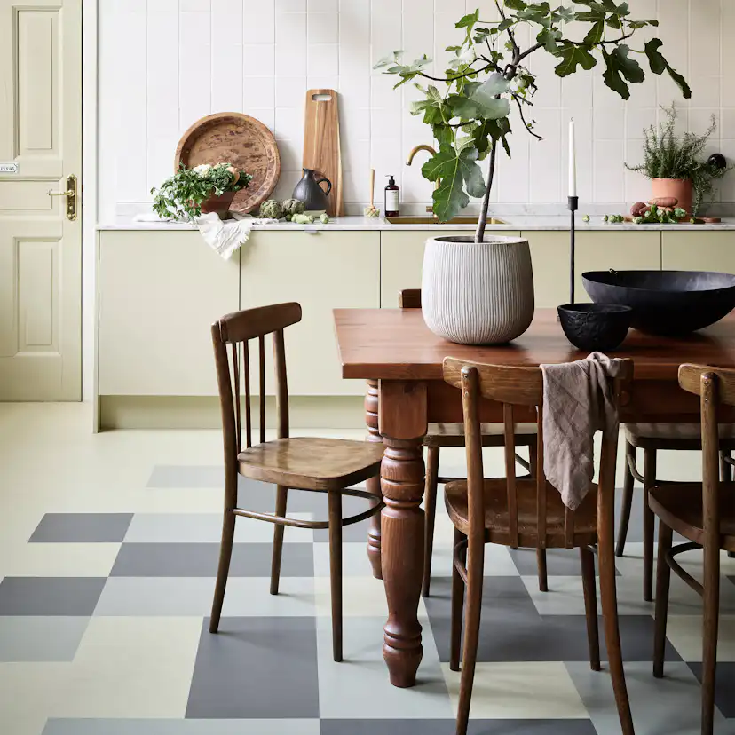 Linoleumgolv Forbo Marmoleum Click Cloudy Sand 60x30 cm