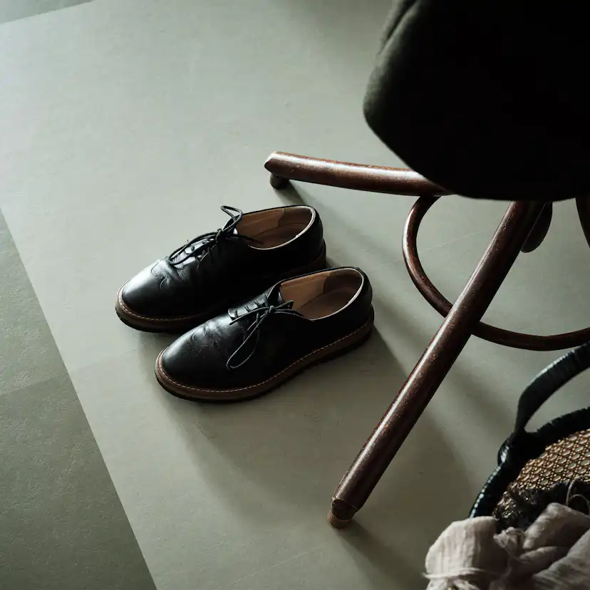 Linoleumgolv Forbo Marmoleum Click Rosemary Green 30x30 cm